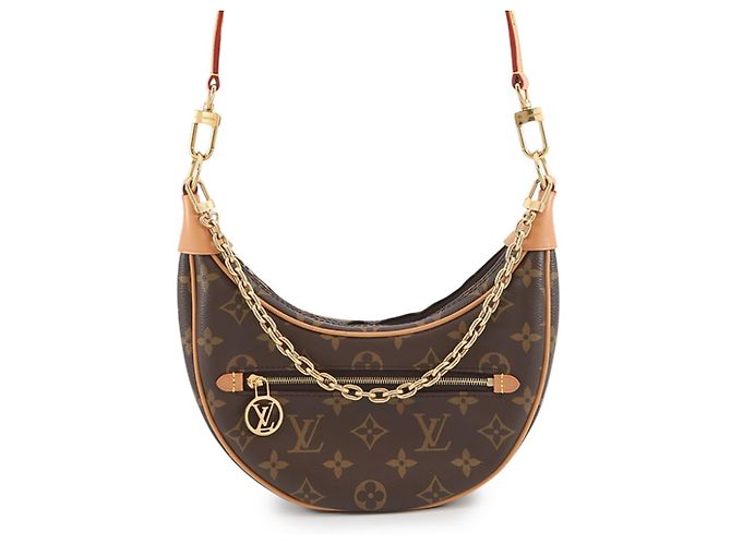 Bolso de Hombro Louis Vuitton Monogram Loop Beige