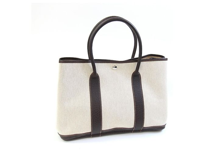 Hermès Bolsa Hermes Garden PM Marrom