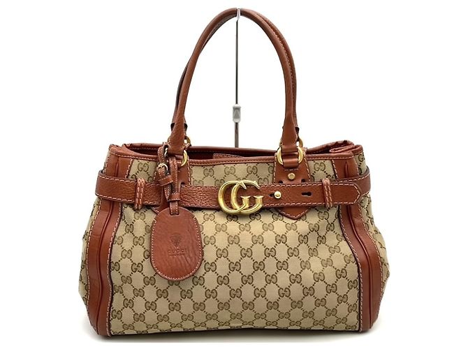 Sac cabas Gucci GG Canvas Marron