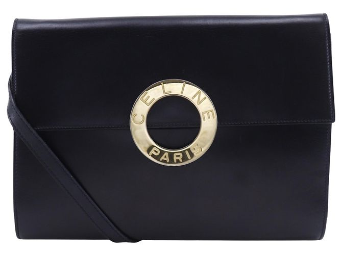 Céline Clutch a tracolla 2-Way Celine Nero