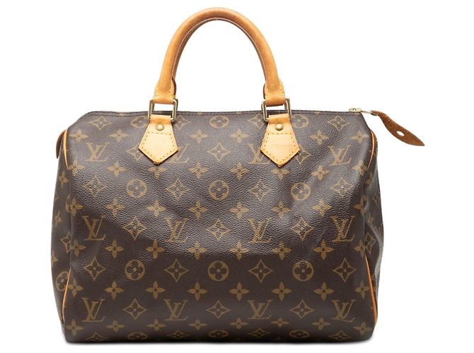 Louis Vuitton Marron Monogram Speedy 30