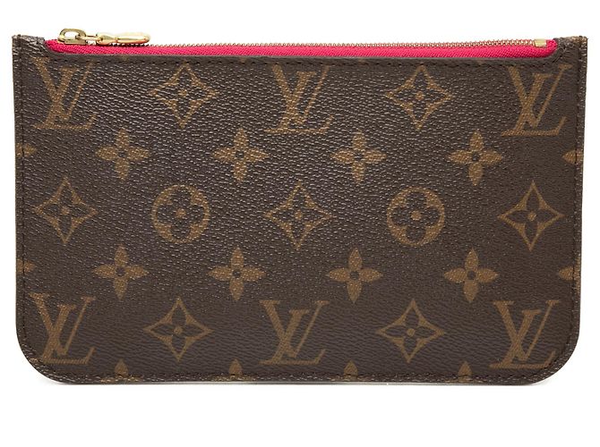 Louis Vuitton Brown Monogram Neverfull PM Pouch