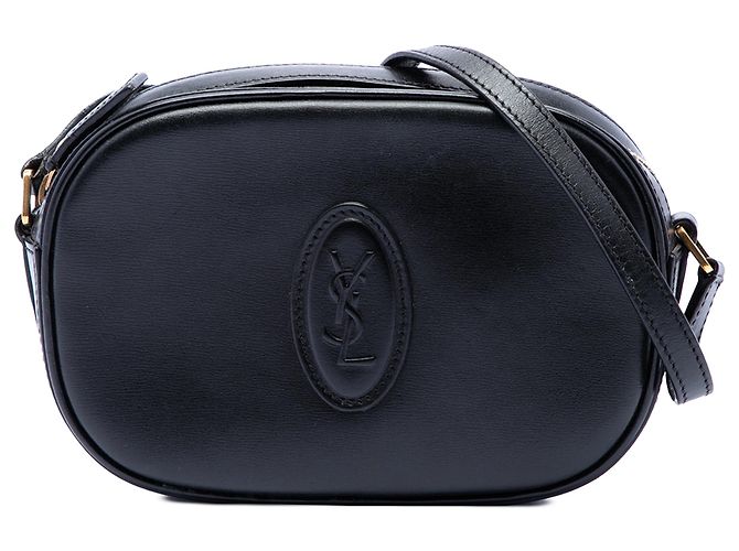 Bolsa de câmera Monogram Le 61 em couro de bezerro preto Saint Laurent