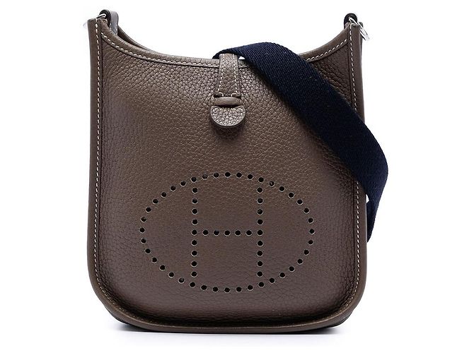 Hermès Marrón Clemence Evelyne 16 Amazone Castaño Gris pardo
