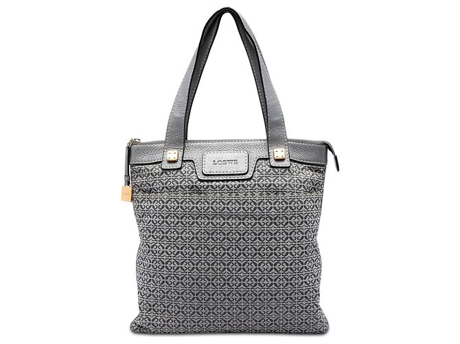Tote in tela Anagram grigio LOEWE Marrone
