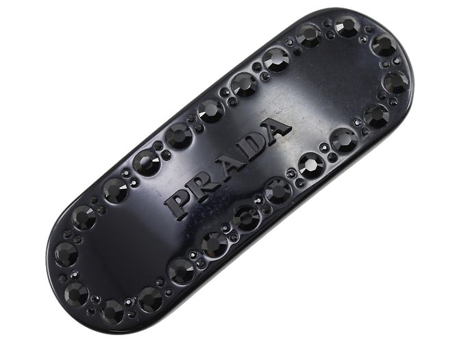 Fermaglio Bijou Logo PRADA Prada Nero