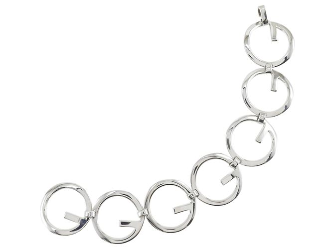 Pulseira G-Logo da Gucci Prata