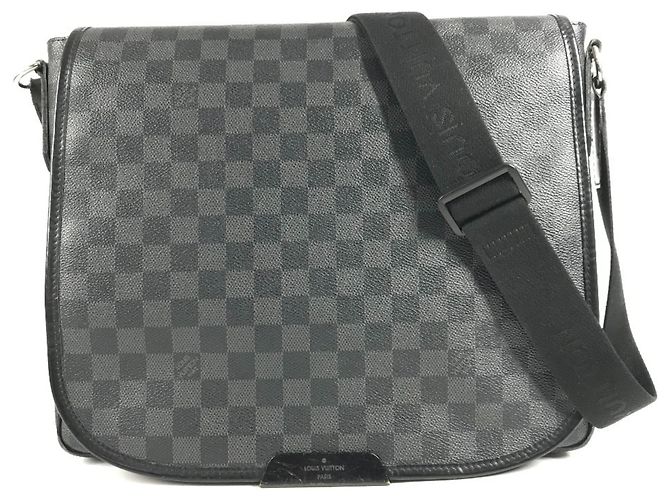 Borsa Louis Vuitton Damier Graphite Daniel GM Nero