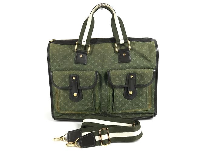 Bolsa 2-Way Louis Vuitton Monogram Mini Sac Marie Kate Caqui