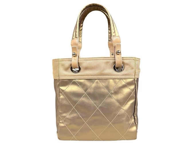 Borsa Tote Chanel Paris Biarritz PM D'oro