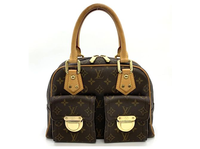 Louis Vuitton Manhattan PM Handtasche Braun Monogramm