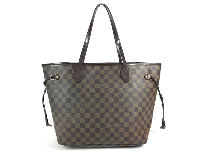 Bolsa Louis Vuitton Damier Neverfull MM Marrom