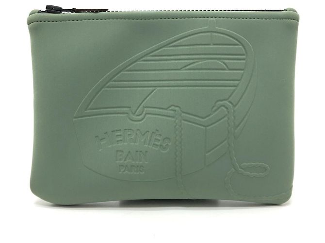 Hermès Bolsa/Pouch Hermes NeoBain Thalassa PM Caqui