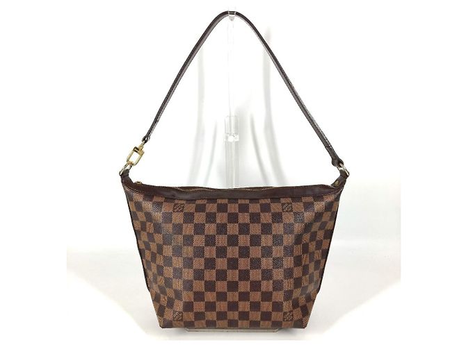 Bolsa de ombro Louis Vuitton Damier Iroko MM Marrom Damier ebene