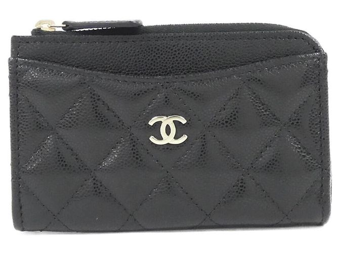 Chanel Timeless Classic Kartenetui Schwarz