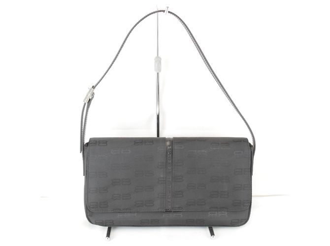 Everyday Borsa a Spalla Balenciaga BB Monogram Nero