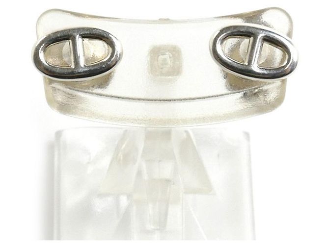 Hermès Orecchini Hermes Silver 925 Chaine d'Ancre Farandole 