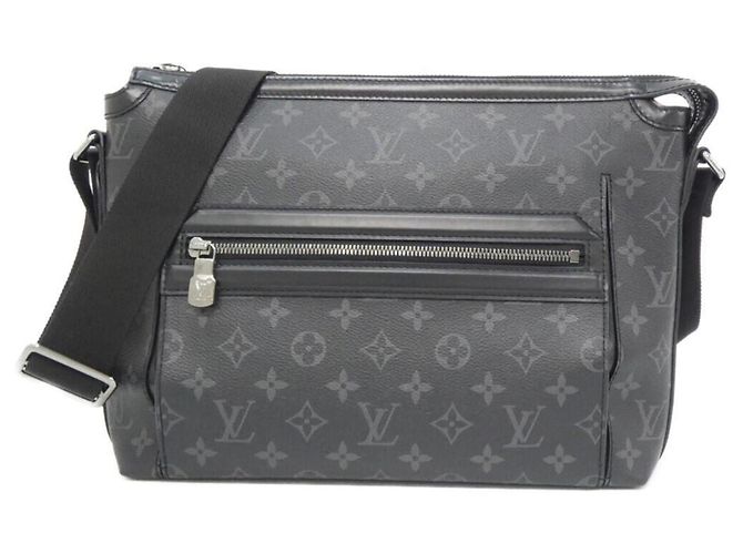 Louis Vuitton Monogram Eclipse Odyssée Messenger PM M44223 Shoulder Bag Black