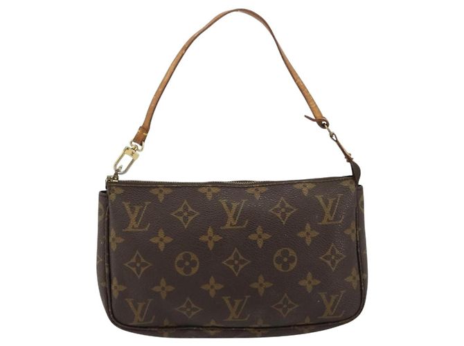 Louis Vuitton Pochette Accessoires NM Monogram Canvas Marron