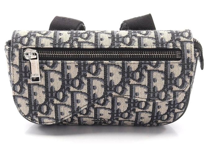Pochette Saddle en toile Dior