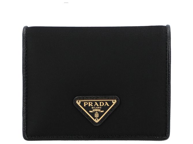 Prada Tessuto Wallet Black