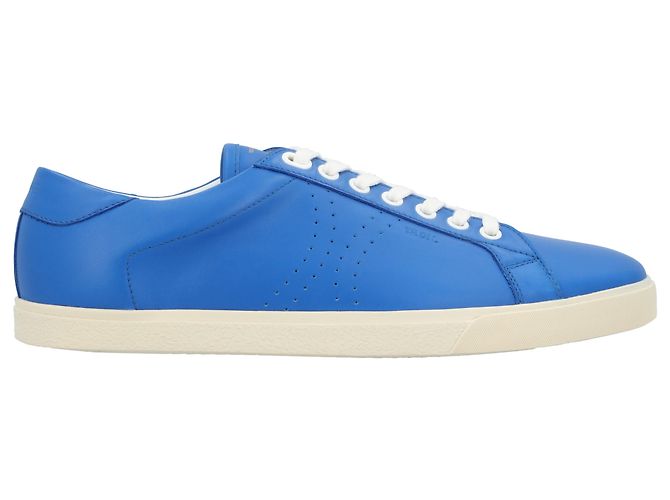 Céline Baskets en cuir Celine Triomphe TR01L Blue Bleu