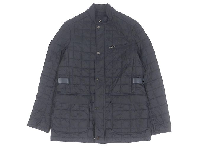 Salvatore Ferragamo Polyester Jacket Blue Navy blue