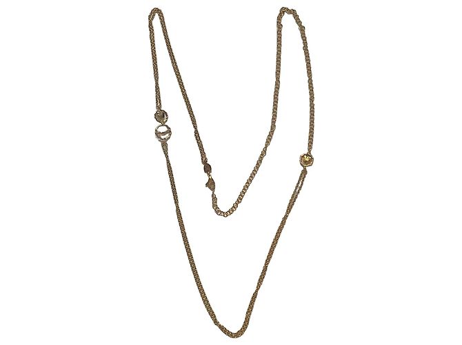 Autre Marque Chantecler Capri Collana Lunga in Oro Giallo 9kt D'oro