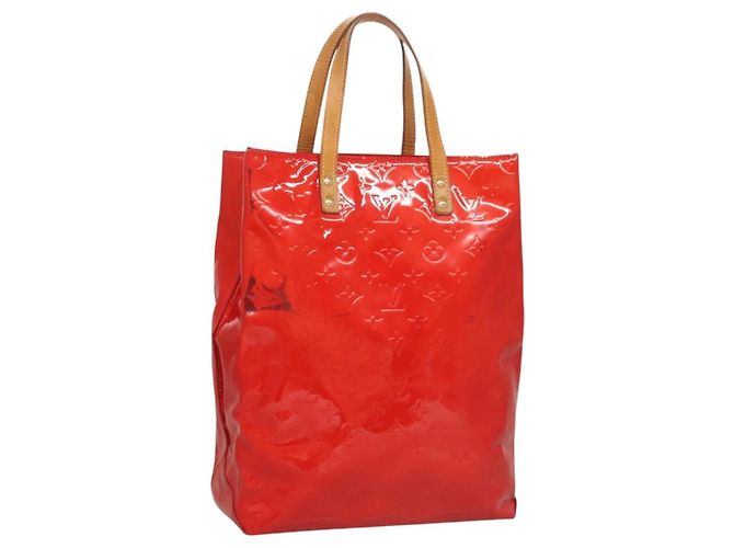 Louis Vuitton Reade Monogram Vernis MM Rosso