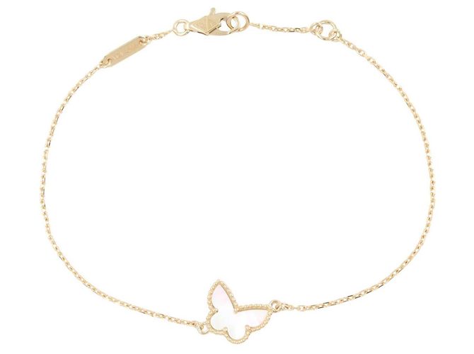 Pulsera Van Cleef & Arpels Oro Amarillo Blanco Dorado 