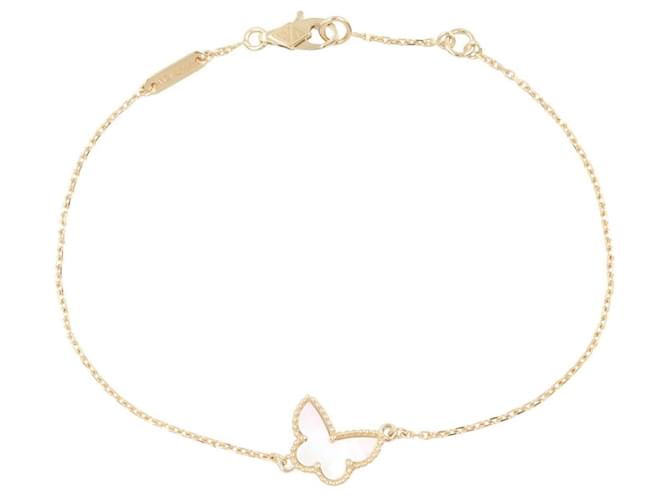 Van Cleef & Arpels Bracelet Yellow Gold White Golden 