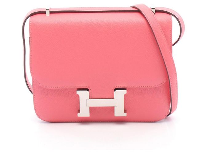 Hermès Bolsa de ombro Hermes Constance 3 Mini Rosa