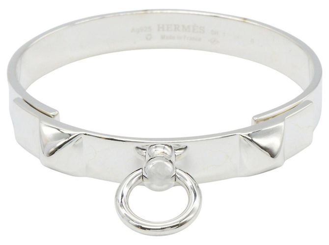 Hermès Hermes Collier de Chien Hangle SH Bangle Argento 