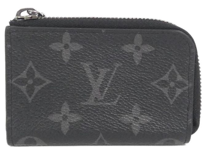 Louis Vuitton Monogram Eclipse Coin Purse Black