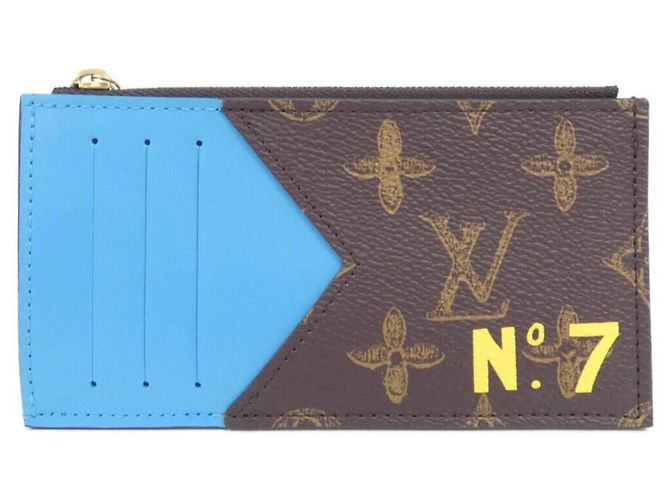 Louis Vuitton Monogram Coin Card Holder Brown