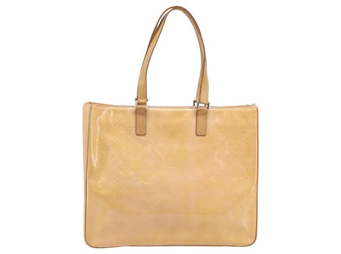 Borsa Louis Vuitton Columbus Monogram Vernis Beige