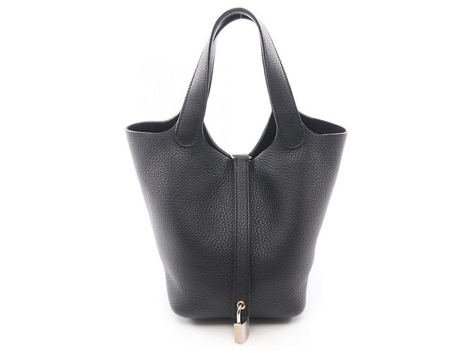 Hermès Borsa Hermes Picotin Lock PM Nero 