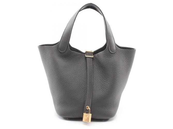 Hermès Sac à main Hermes Picotin Lock PM en Vert Mangrove