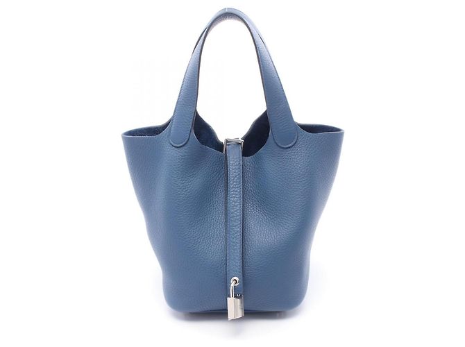 Hermès Borsa Hermes Picotin Lock PM Blu