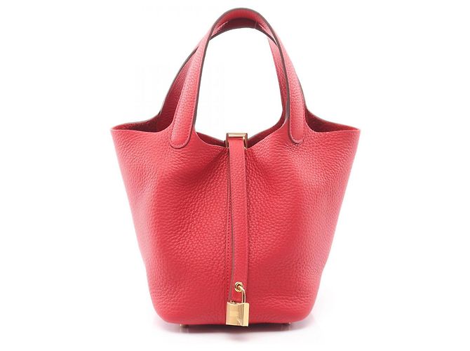 Hermès Sac à main Hermes Picotin Lock PM Rouge