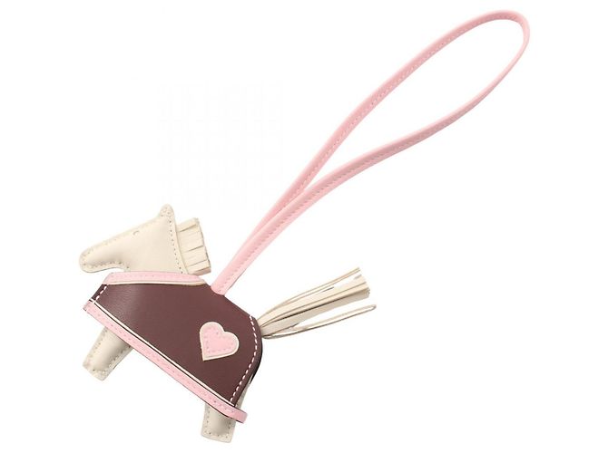 Hermès Hermes Rodeo Robeocool PM Accessorio Charm Marrone Rosa Crudo