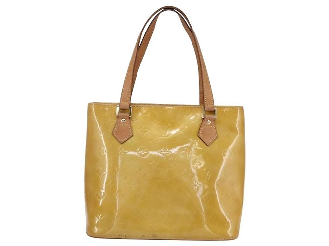 Louis Vuitton Houston Monogram Vernis Beige