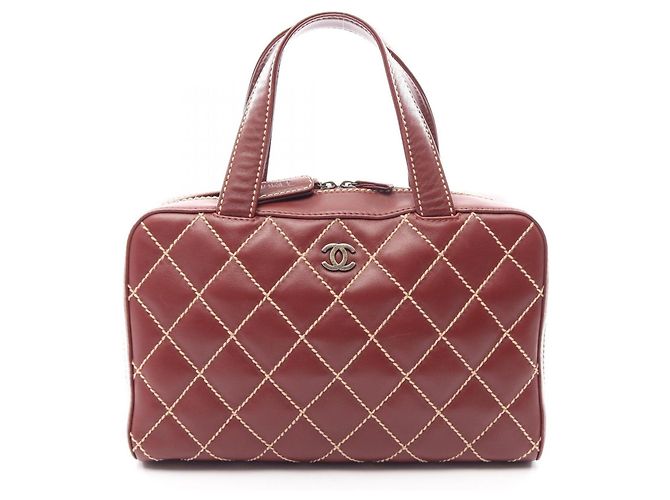Chanel Wild Stitch Handtasche Braun