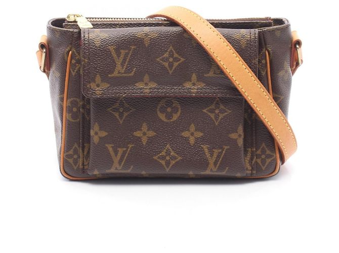 Bolsa de Ombro Louis Vuitton Vivacite PM Marrom Monograma