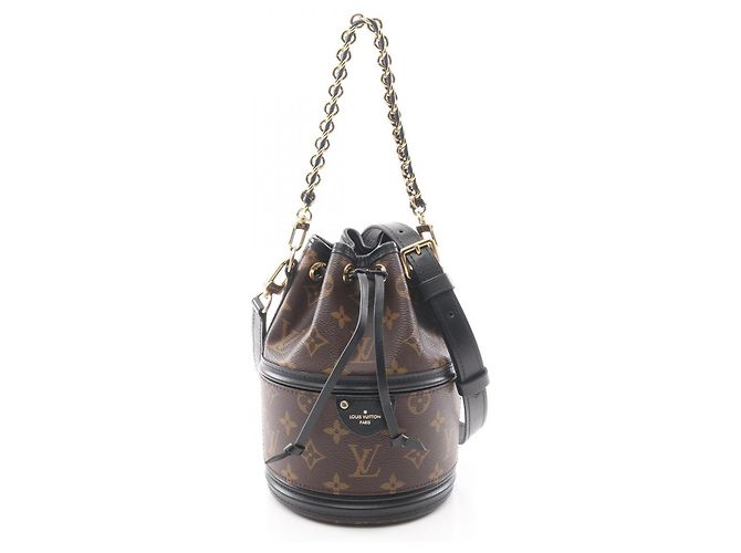 Louis Vuitton Canoe Monogram 2-Way Handtasche Braun Schwarz