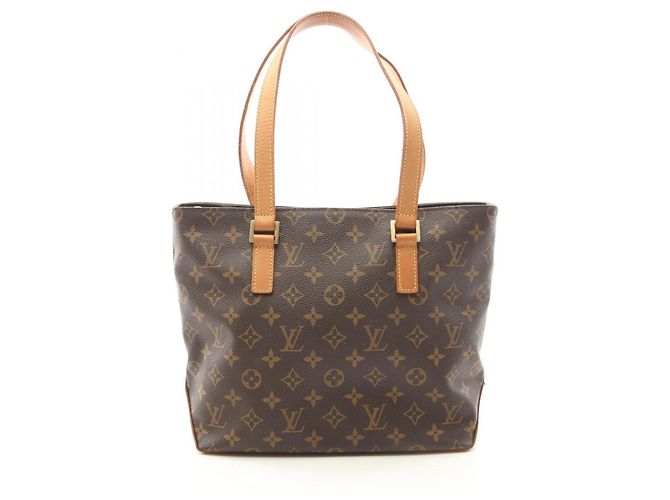 Bolsa de Ombro Louis Vuitton Cabas Piano Monogram Marrom