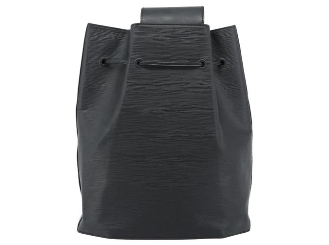 Louis Vuitton Sac à Dos Drawstring Epi Leather Noir