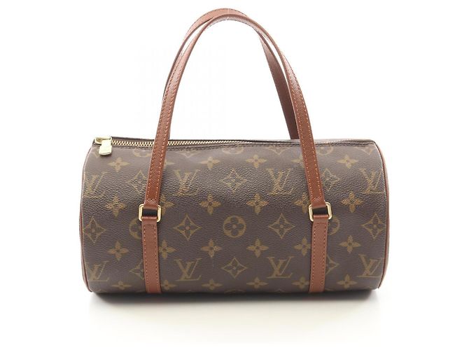 Borsa Louis Vuitton Papillon 26 Marrone Monogramma