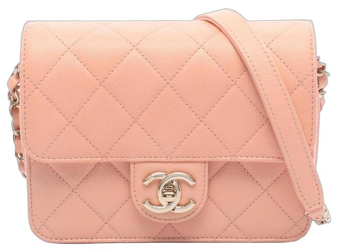 Bolsa Chanel Matelassé Small Flap Rosa