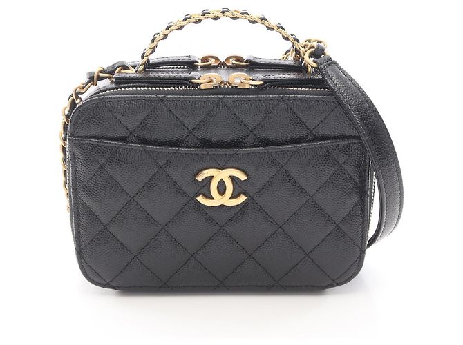 Bolsa de Vanity Matelassé Chanel Preto